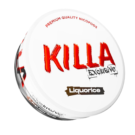 killa exclusive liquorice - 16.5mg/g nicotine pouches