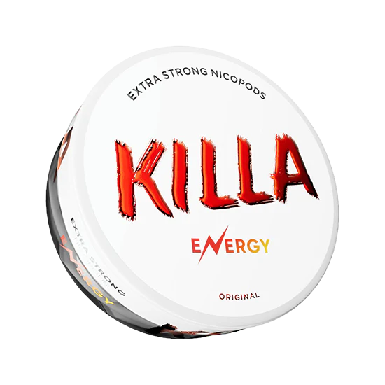 killa energy - 16mg nicotine pouches