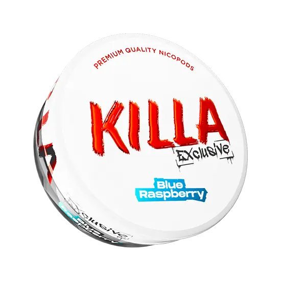 killa exclusive blue raspberry - 16.5mg/g nicotine pouches