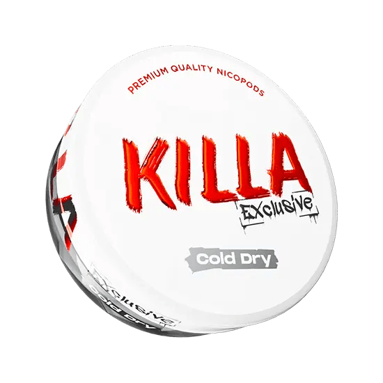 killa exclusive cold dry - 16.5mg/g nicotine pouches