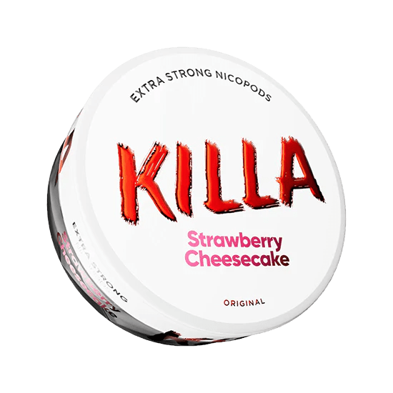 killa strawberry cheesecake - 16mg nicotine pouches