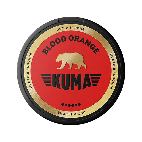 KUMA Blood Orange - Ultra Strong Blood Orange slim pouches