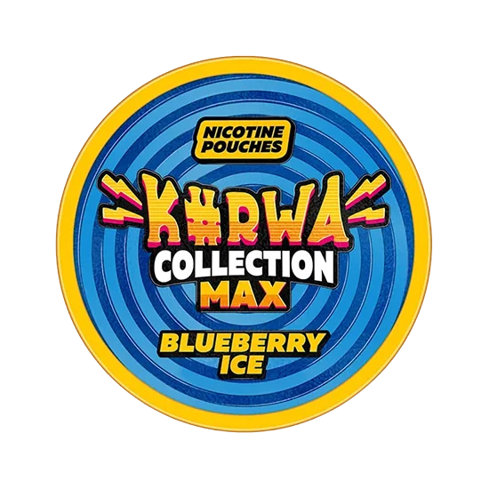KURWA Blueberry Ice MAX Blueberry slim nicotine pouches