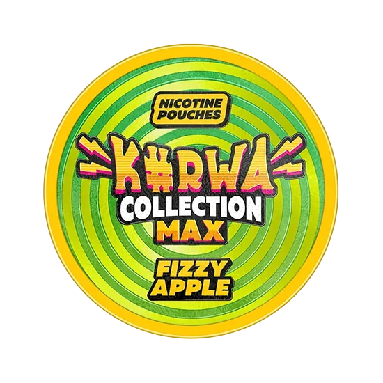 KURWA Fizzy Apple MAX Apple slim nicotine pouches