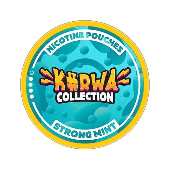 KURWA Strong Mint slim nicotine pouches can