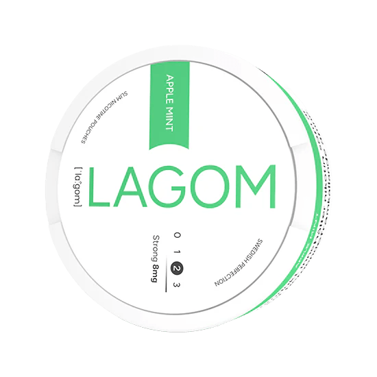 lagom apple mint strong 8mg nicotine pouches  