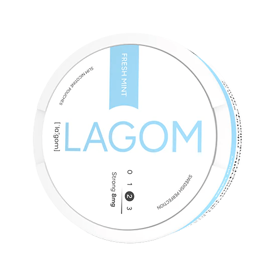 lagom fresh mint strong 8mg nicotine pouches  