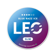 LEO Blue Razz Ice slim pouches, flavour: Blueberry, Raspberry, Mint