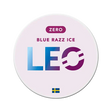 LEO Blue Razz Ice Zero slim pouches, flavour: Blueberry, Raspberry, Mint