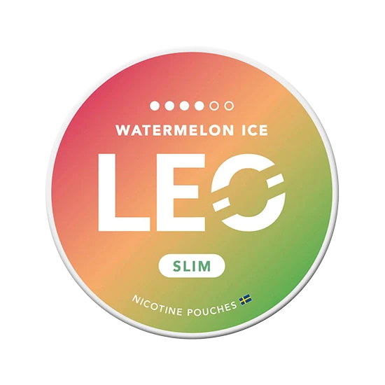 LEO Watermelon Ice slim pouches, flavour: Watermelon, Mint