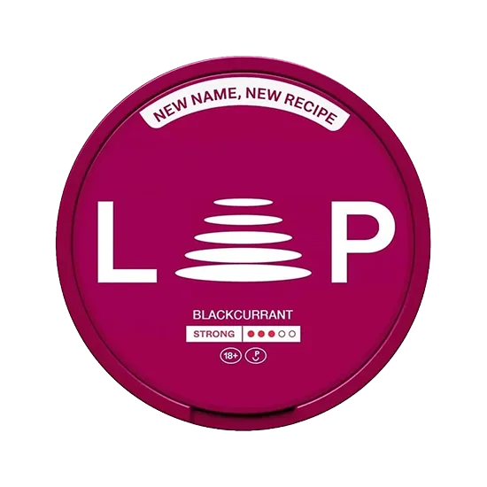 LOOP Blackcurrant Strong Fruit Slim pouch can