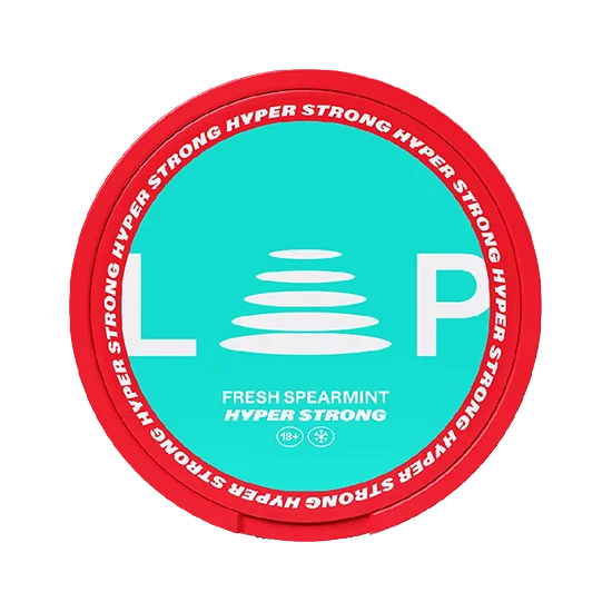 LOOP Fresh Spearmint Hyper Strong Mint Slim pouch can
