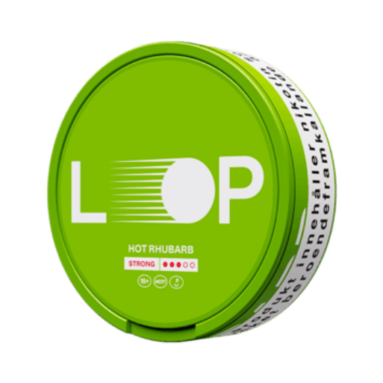 loop hot rhubarb - 9.4mg nicotine pouches