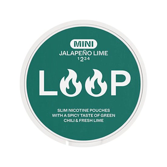 loop jalapeno lime mini nicotine pouches