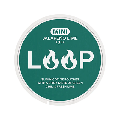 loop jalapeno lime mini nicotine pouches