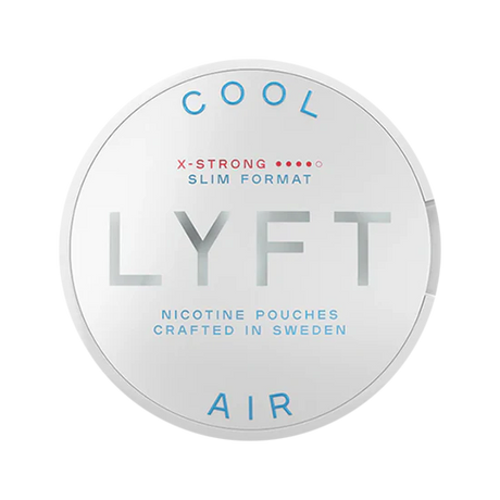 lyft cool air x strong nicotine pouches