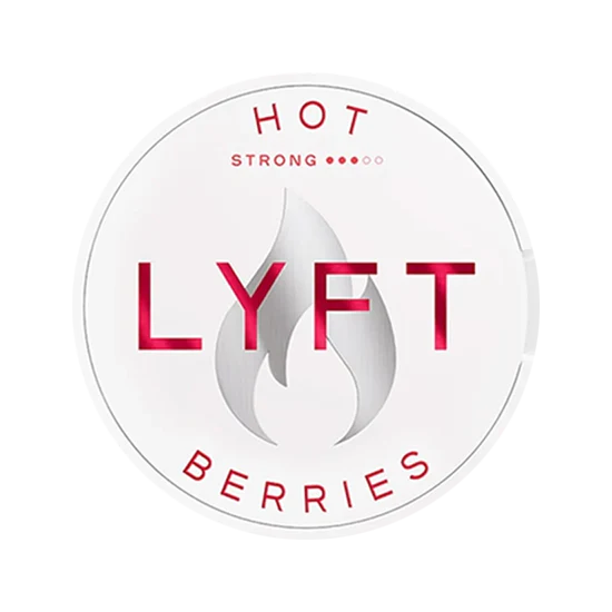 lyft hot berries strong nicotine pouches