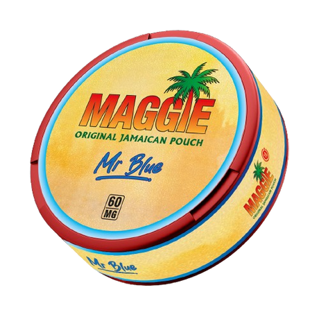 maggie mr blue nicotine pouches