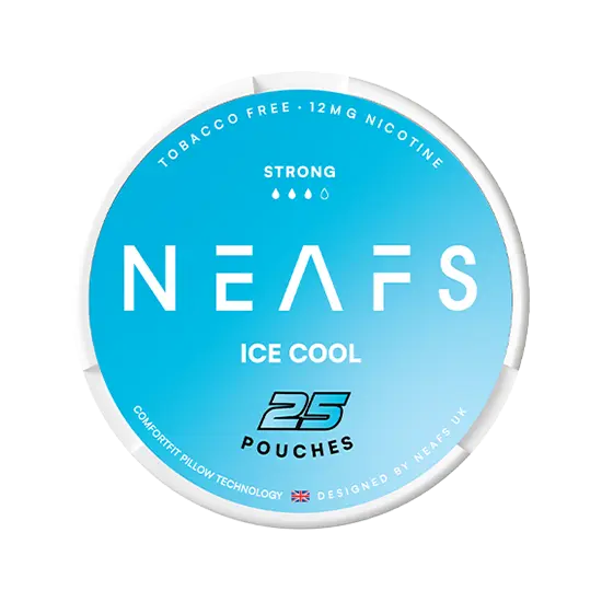 neafs ice cool strong nicotine-free nicotine pouches