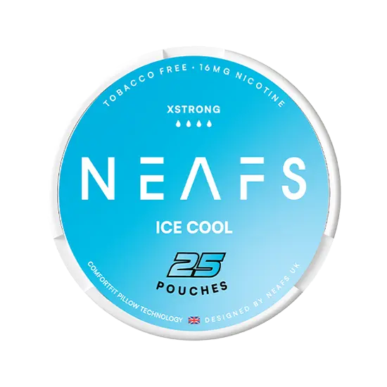 neafs ice cool xstrong nicotine-free nicotine pouches