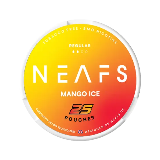 neafs mango ice nicotine-free nicotine pouches