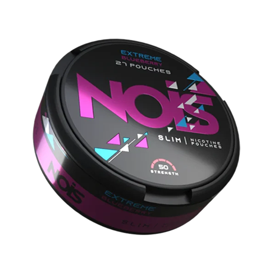nois extreme blueberry - 50mg/g nicotine pouches