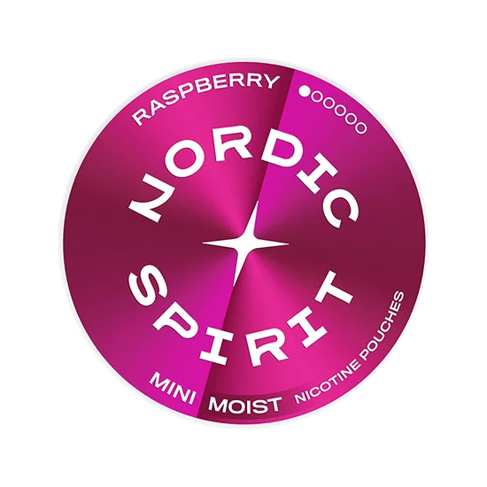NORDIC SPIRIT Raspberry Mini 4mg raspberry nicotine pouch can