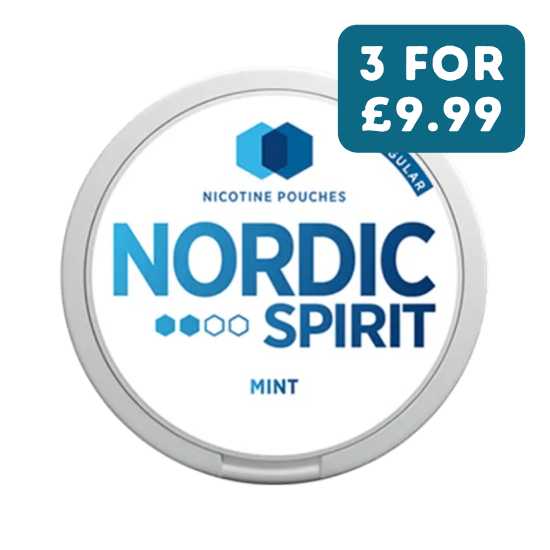 nordic spirit mint regular nicotine pouches