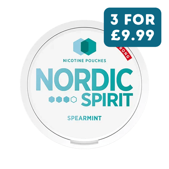 nordic spirit spearmint strong nicotine pouches