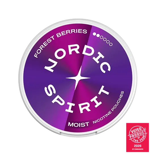 NORDIC SPIRIT Forest Berries Regular slim nicotine pouch can
