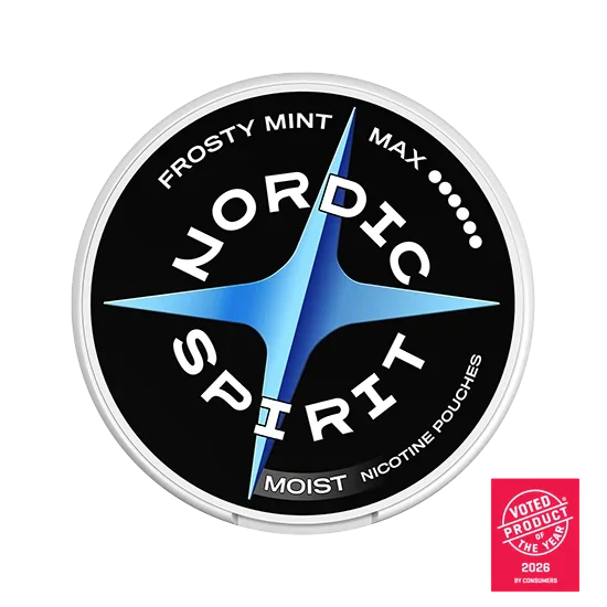 NORDIC SPIRIT Frosty Mint Max slim nicotine pouch can