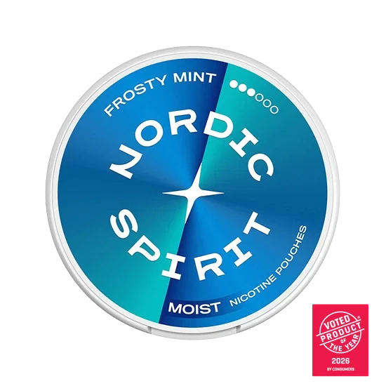NORDIC SPIRIT Frosty Mint Strong slim nicotine pouch can