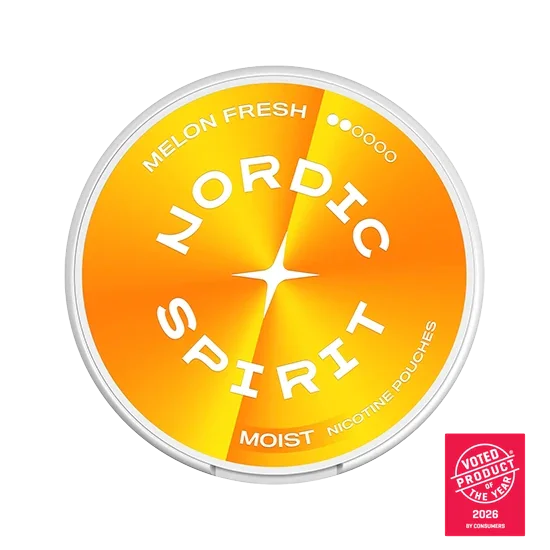 NORDIC SPIRIT Melon Fresh Regular slim nicotine pouch can