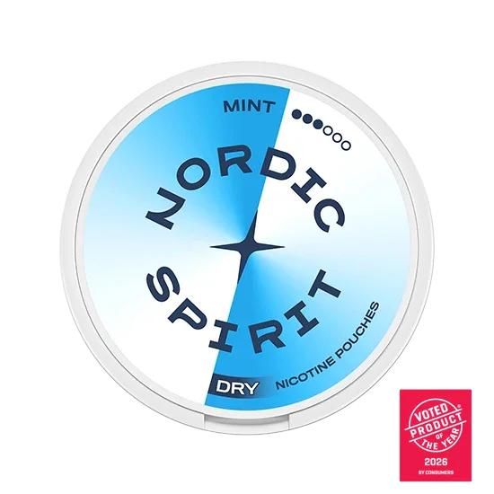 NORDIC SPIRIT Mint Strong slim nicotine pouch can