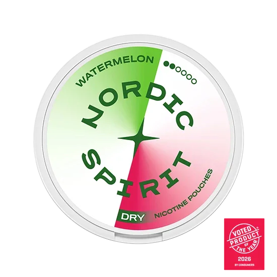 NORDIC SPIRIT Watermelon Regular slim nicotine pouch can