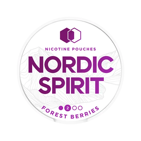 nordic spirit forest berries regular - 9 mg nicotine pouches