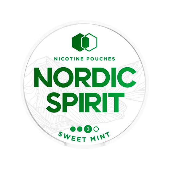 nordic spirit sweet mint strong - 14 mg nicotine pouches