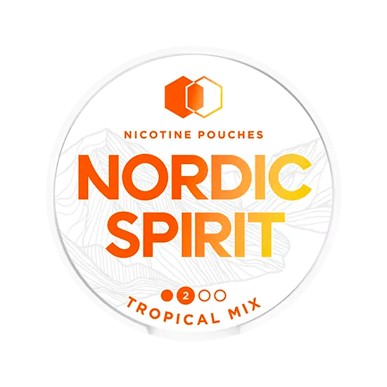 nordic spirit tropical mix regular - 9 mg nicotine pouches