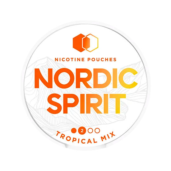 nordic spirit tropical mix regular - 9 mg nicotine pouches