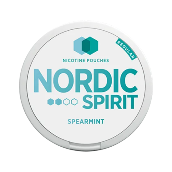 nordic spirit spearmint regular - 9 mg nicotine pouches