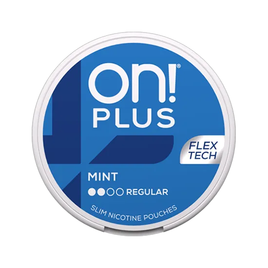 on plus mint normal regular nicotine pouch  
