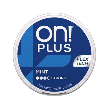 on plus mint strong nicotine pouch  