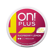 on plus raspberry lemon normal regular nicotine pouch  
