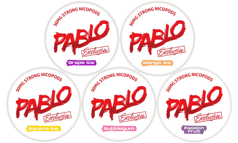 Pablo Exotics PABLO Exotic Nicotine Pouches Bundle – Snus Vikings