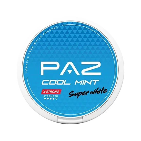 paz cool mint x strong nicotine pouches