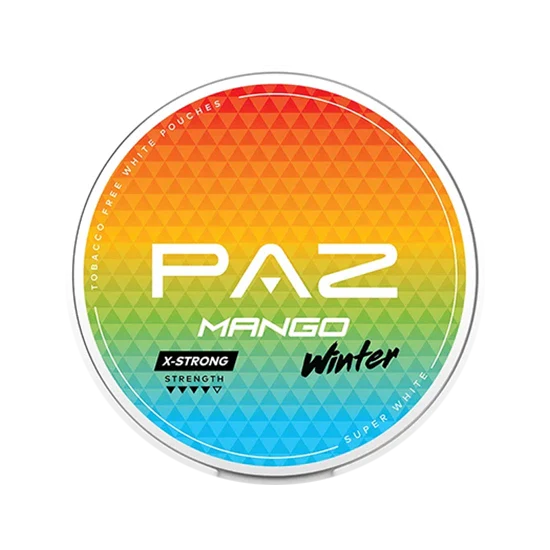 paz mango winter x strong nicotine pouches