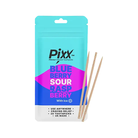 PIXX Blueberry Sour Raspberry Toothpick - Zero Blueberry, Sour Raspberry toothpick