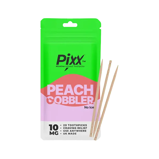 PIXX Peach Cobbler Toothpick - 10mg Peach, Cobbler toothpick