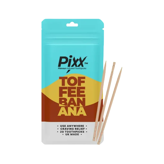 PIXX Toffee Banana Toothpick - Zero Toffee, Banana toothpick