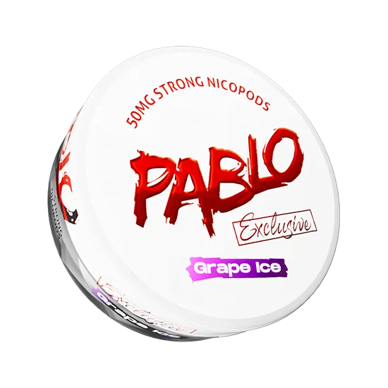 pablo exclusive grape ice - 50mg nicotine pouches